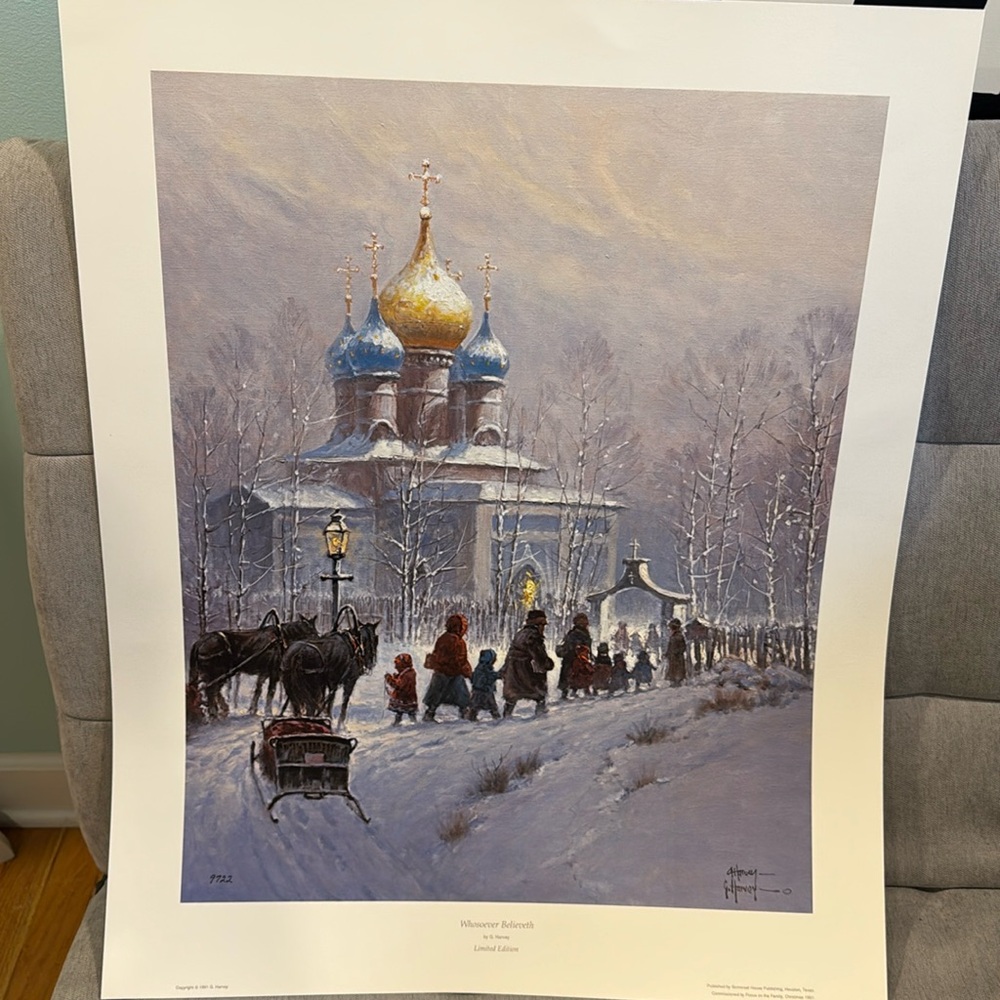 G. Harvey Print 9722 Whosoever Believeth New
